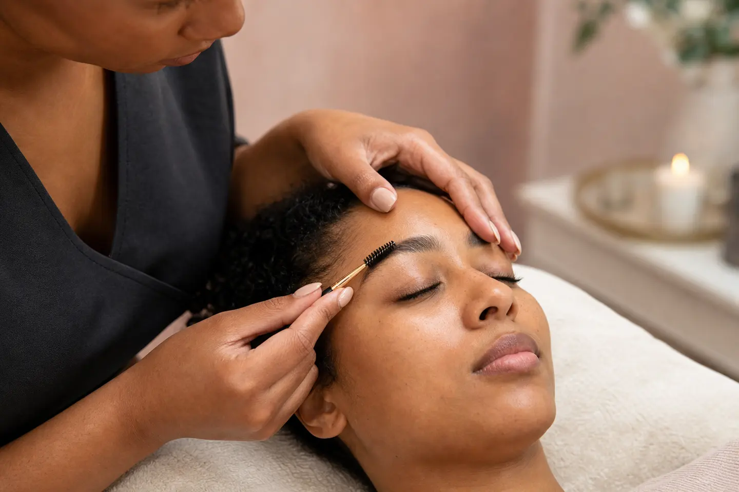 Brow shaping treatment concept