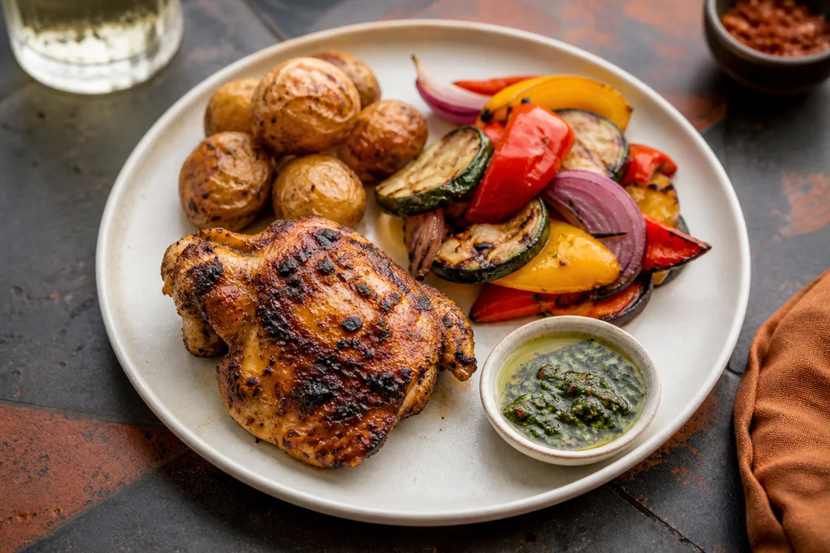 Generated grilled chicken dish concept